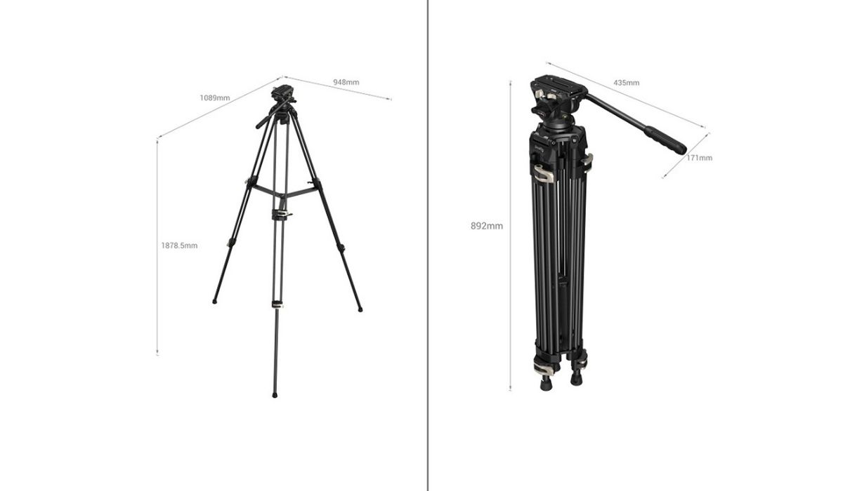 SmallRig 3751 Video Tripod - Görsel 2